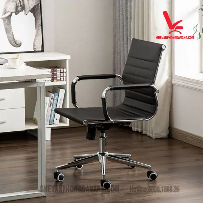 Chi tiết chân và bánh xe ghế xoay văn phòng Đà Nẵng bền chắc