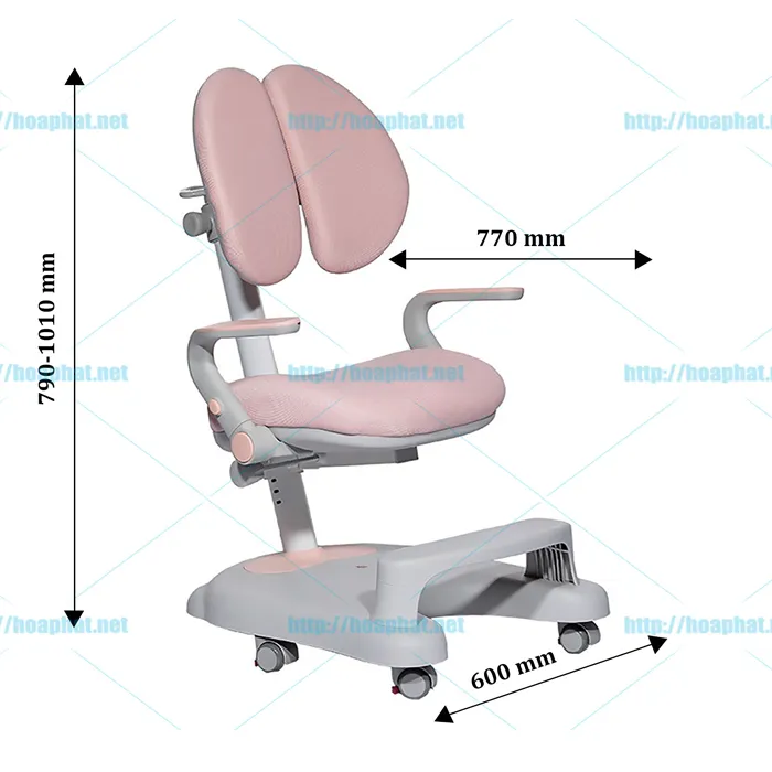 Ghế ngồi học sinh Hòa Phát GHS50 màu xanh chống gù lưng