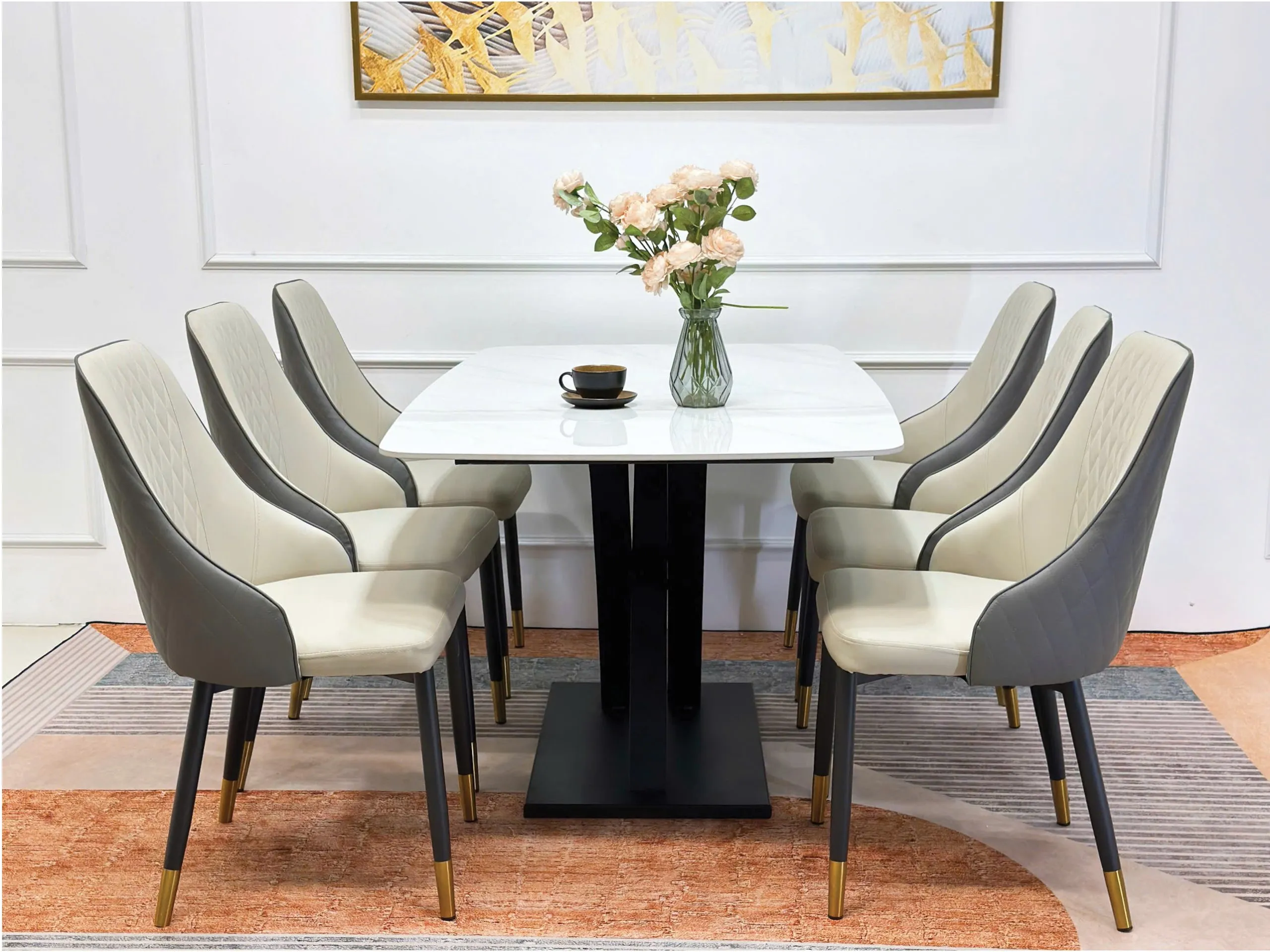 Bộ bàn ăn 6 ghế đẹp giá rẻ phù hợp với phân khúc khách hàng phổ thông