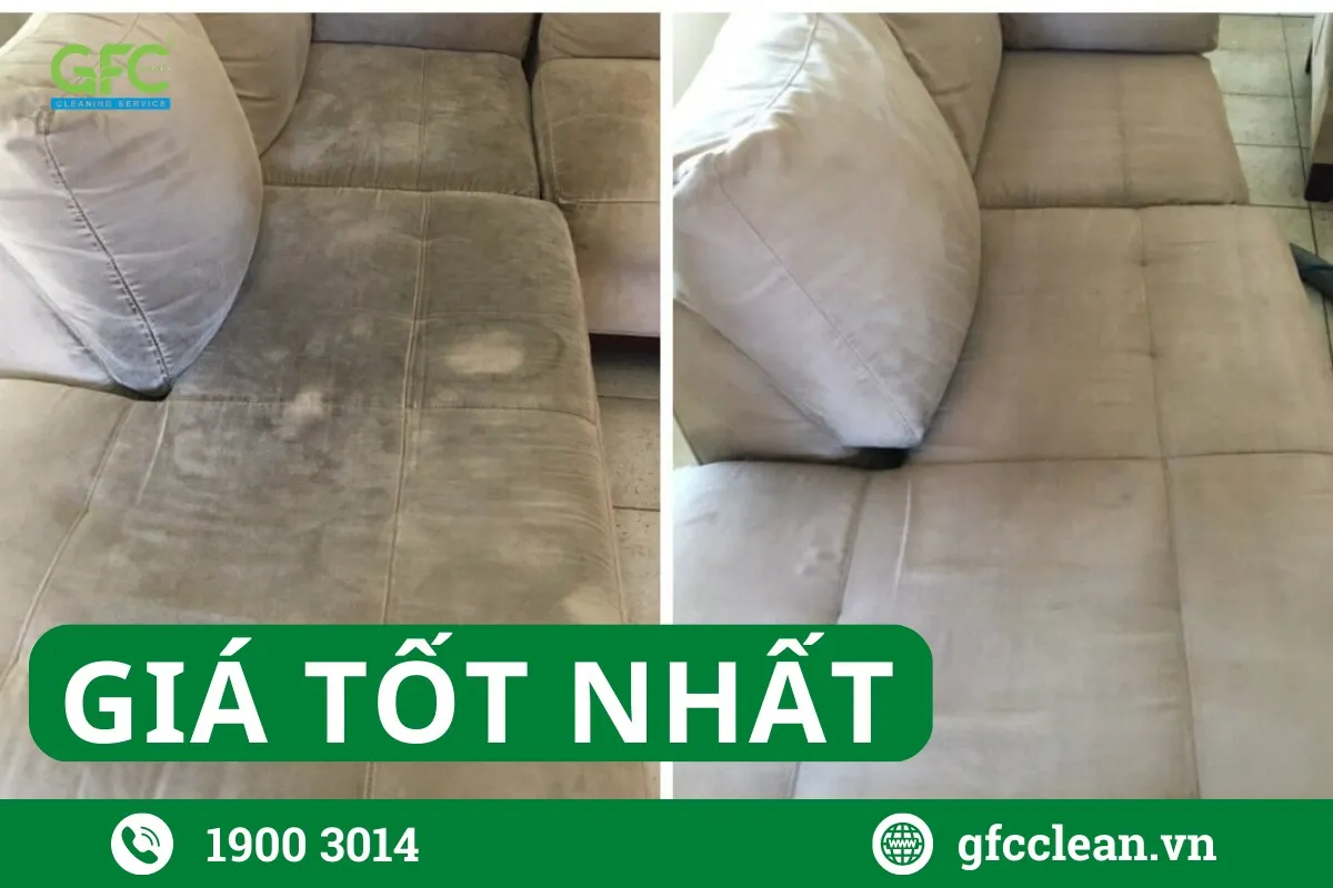Bảng giá dịch vụ giặt ghế sofa cạnh tranh nhất thị trường