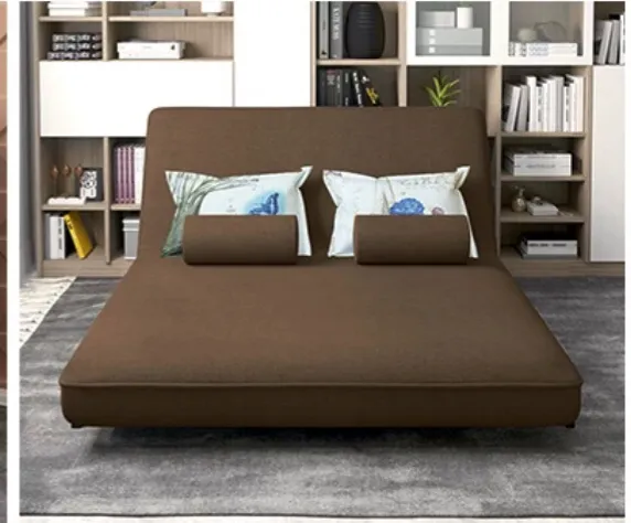 Sofa giường dạng gấp gọn với thiết kế hiện đại phù hợp cho phòng khách nhỏ