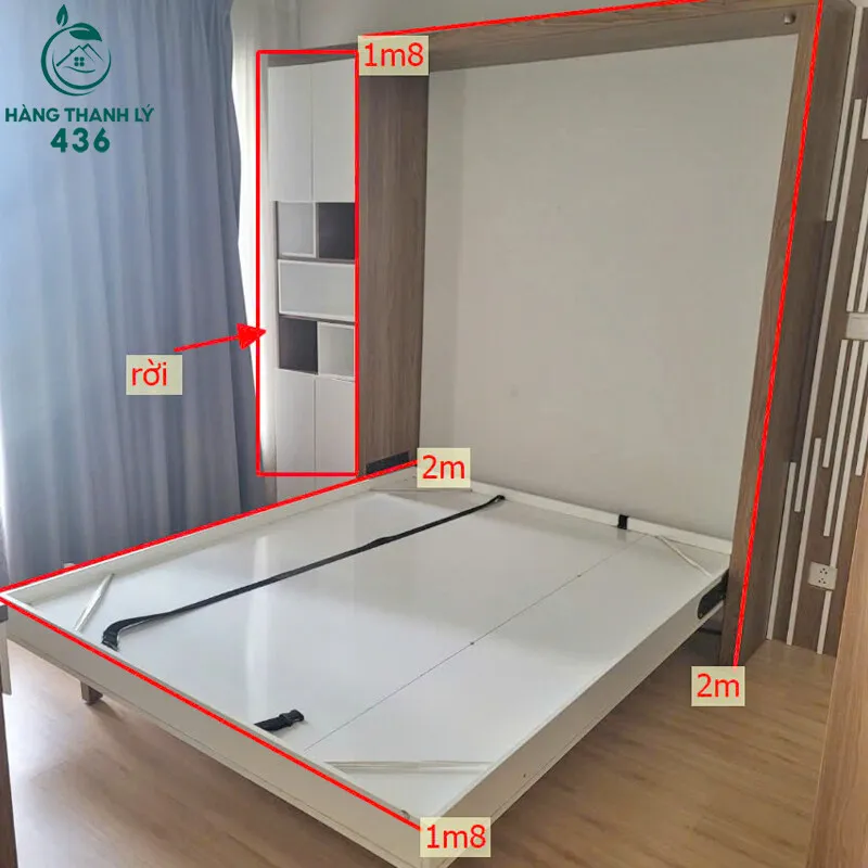 giuong-cu.0 Thanh Lý Giường Gỗ Gấp Thành Ghế Giá Rẻ Tại TPHCM