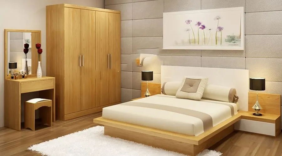 Giường ngủ nên đặt sát tường