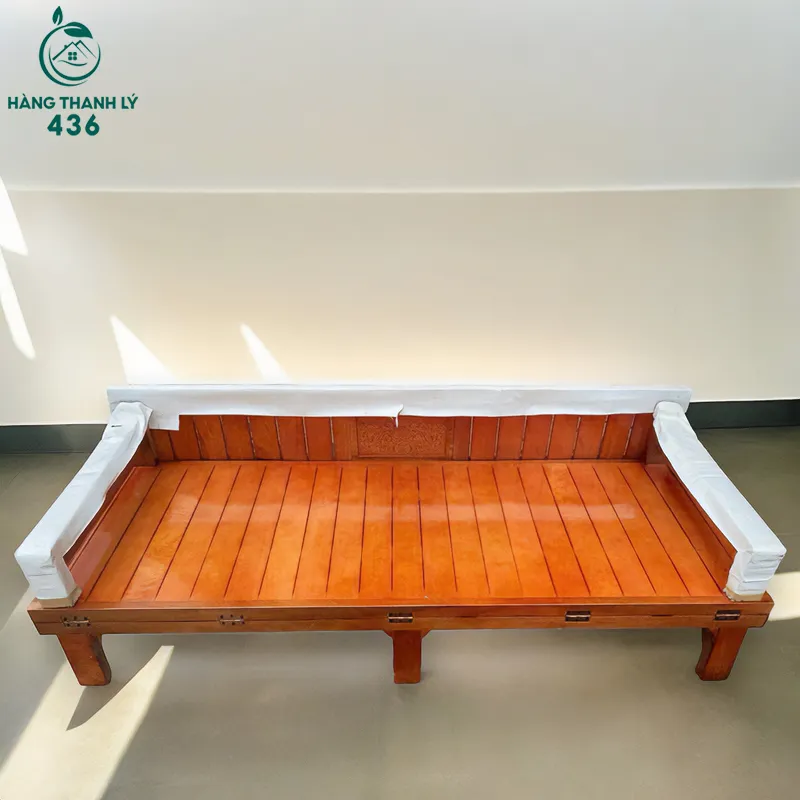 giuong-gap-gon Thanh Lý Giường Gỗ Gấp Thành Ghế Giá Rẻ Tại TPHCM