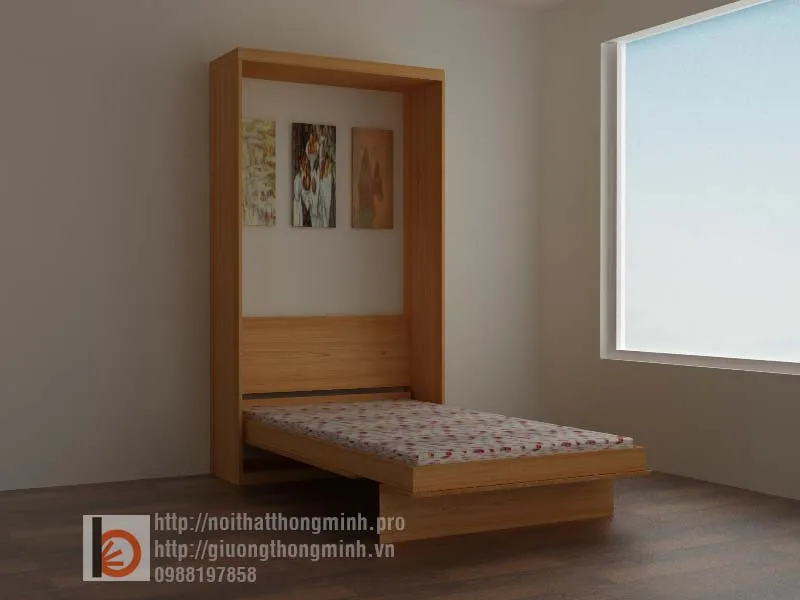 giường gấp thông minh giá rẻ giải phóng không gian