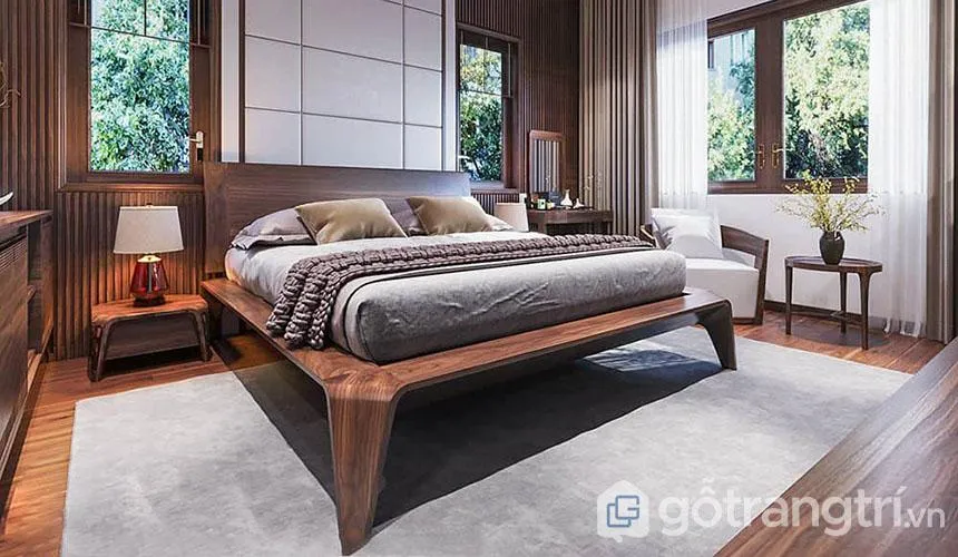 giường có chân cao