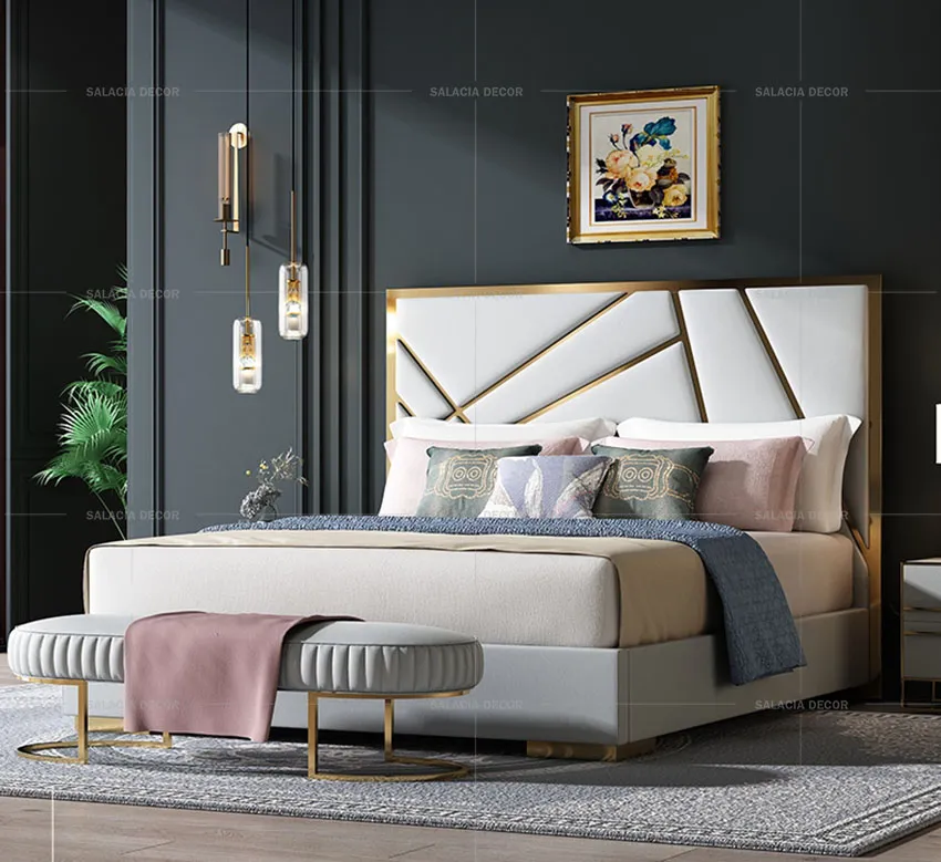 Giường ngủ kiểu hộp kéo, ngăn chứa đồ bên dưới tiết kiệm diện tích