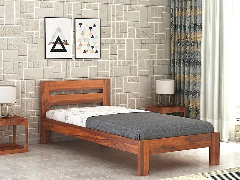 Giường gỗ công nghiệp phủ melamine bền đẹp