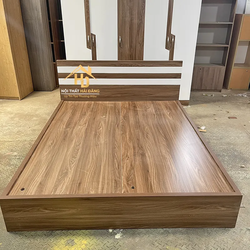 Giường ngủ 1m6 có hộc kéo hiện đại sang trọng