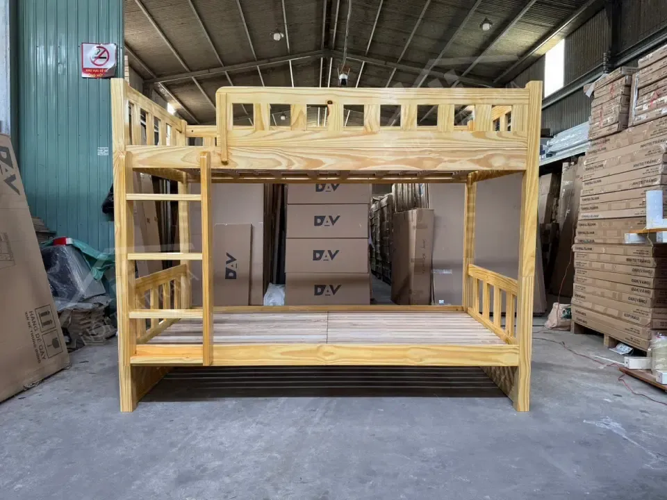 Giường Tầng Cao Cấp BIN — Gỗ sồi Mỹ White Oak, phong cách Scandinavian