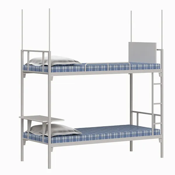 Mẫu giường tầng bằng thép kết hợp bàn học bên dưới