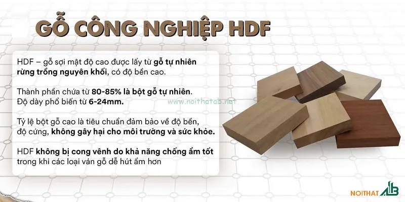 Gỗ công nghiệp HDF