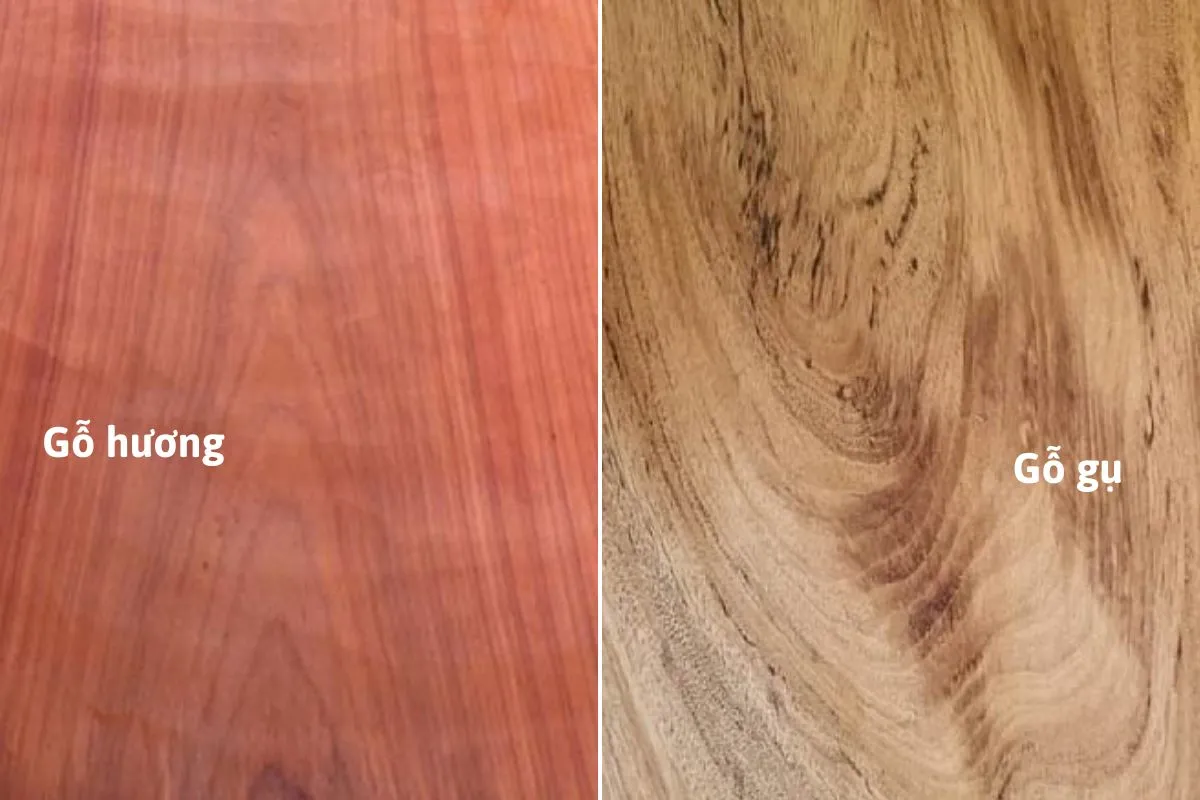 So sánh vân gỗ