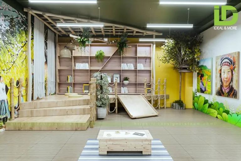 Trang trí góc thư viện mầm non - Xây dựng góc thư viện của bé | IDESIGN