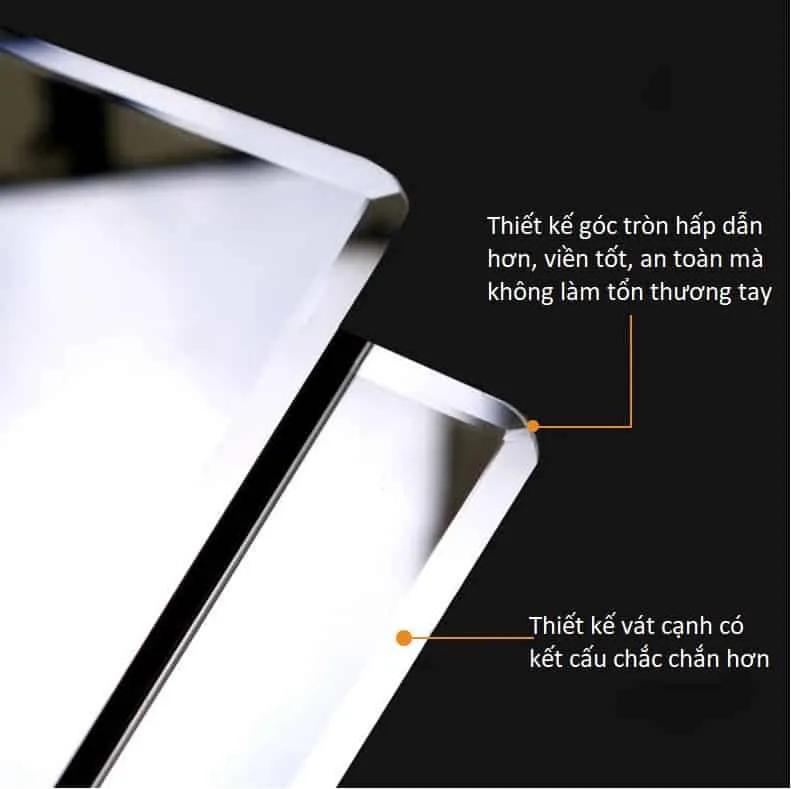 Gương dán tủ quần áo WIH4030 kích thước 50×160cm phù hợp tủ 3 cánh