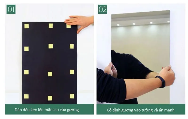 Ứng dụng gương dán tủ quần áo trong phòng ngủ hiện đại