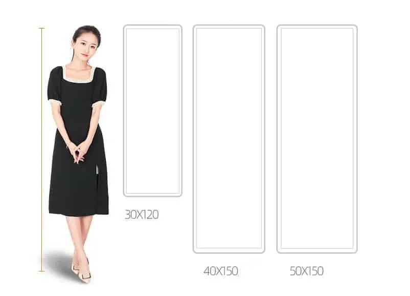 Gương dán tủ quần áo WIH4030 phiên bản chống cháy cho công trình thương mại