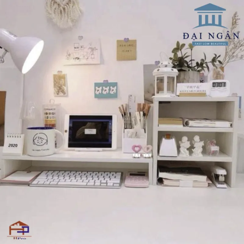 mẫu decor bàn học bằng giấy đẹp mắt nhất