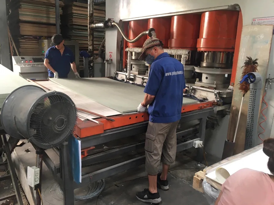 Máy ép bề mặt Melamine nhập khẩu nguyên chiếc từ châu Âu