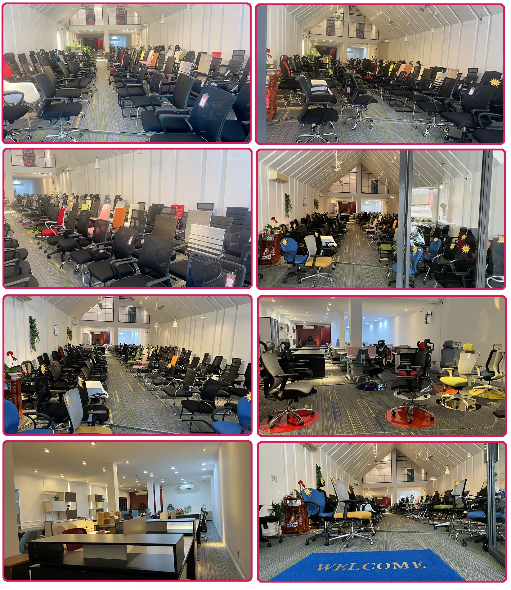 Cận cảnh chi tiết mối hàn và chân ghế băng chờ inox 3 chỗ