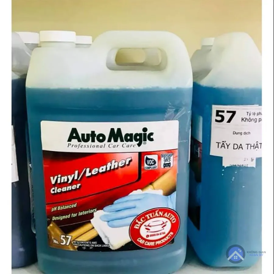 Hoá chất tẩy rửa chuyên dụng dành riêng cho chất liệu da thật, da lộn và nhựa Vinyl