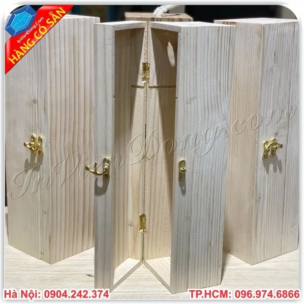 Sản phẩm hộp đựng quà bằng gỗ với thiết kế tinh xảo