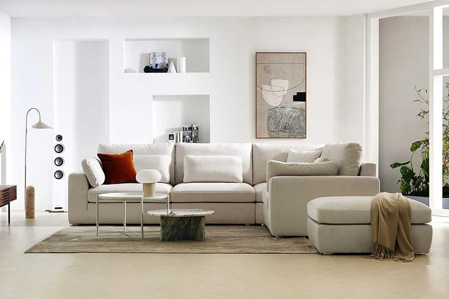 Sofa góc nhỏ gọn HUMBERT phù hợp với phong cách tối giản