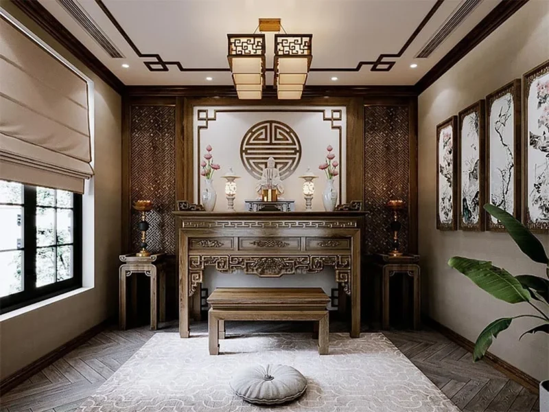 Chọn kích thước bàn thờ phù hợp với hướng và không gian hướng bàn thờ là hướng nào khi chọn kích thước bàn thờ phù hợp