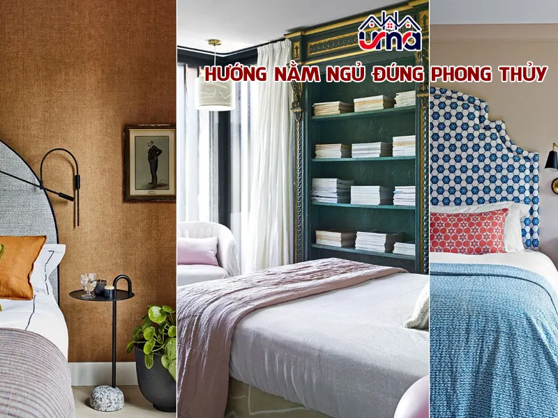 Hướng giường ngủ tốt