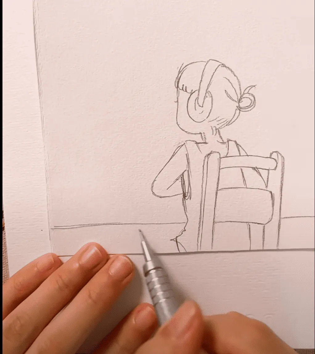 Vẽ đường chân bàn