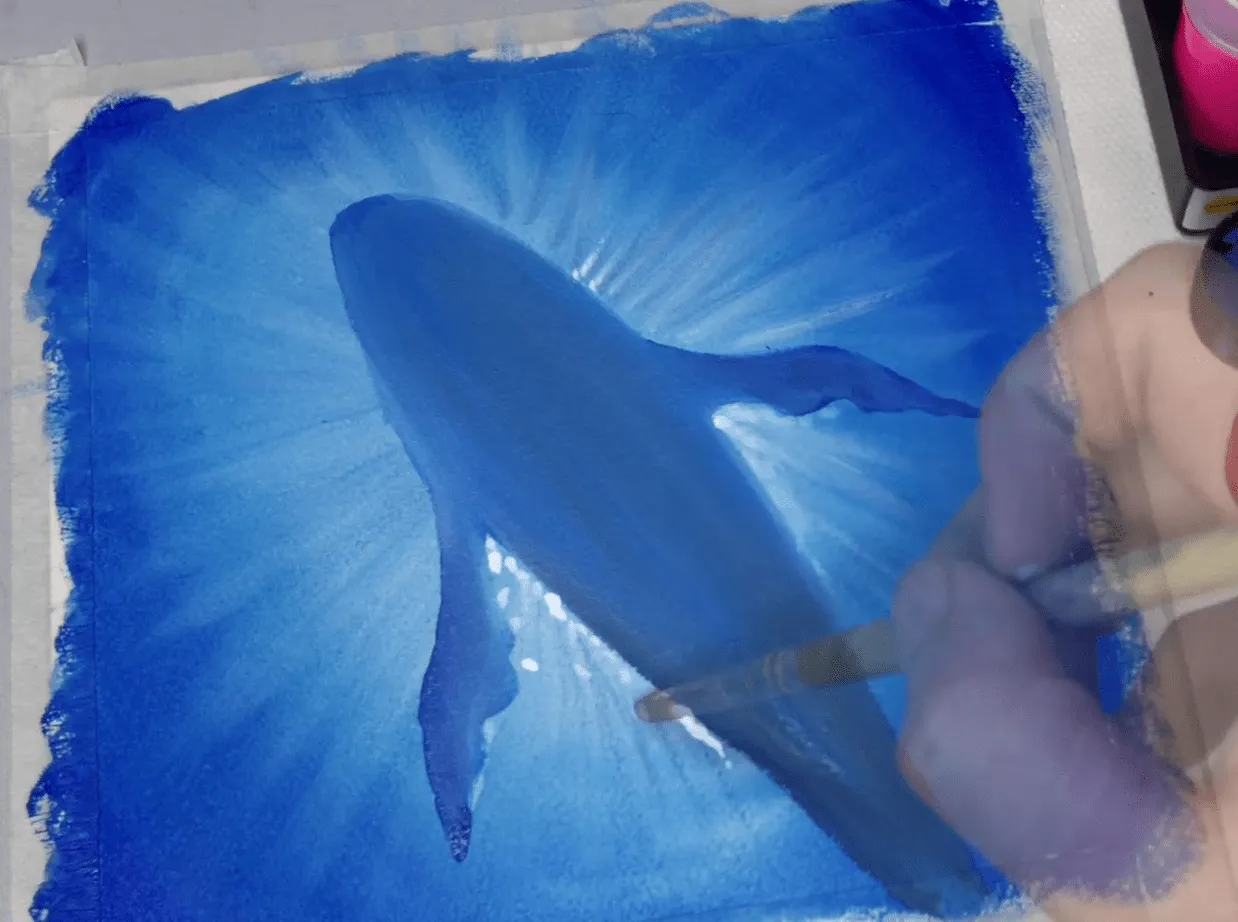 Tạo điểm sáng cho cá voi