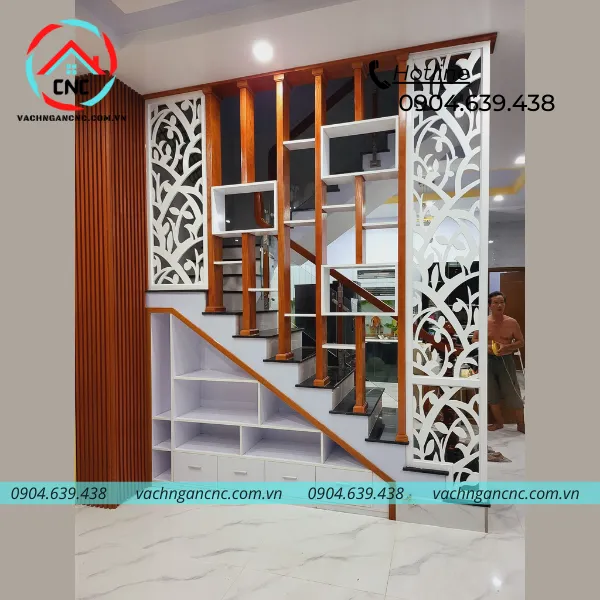 Vách ngăn cầu thang hiện đại