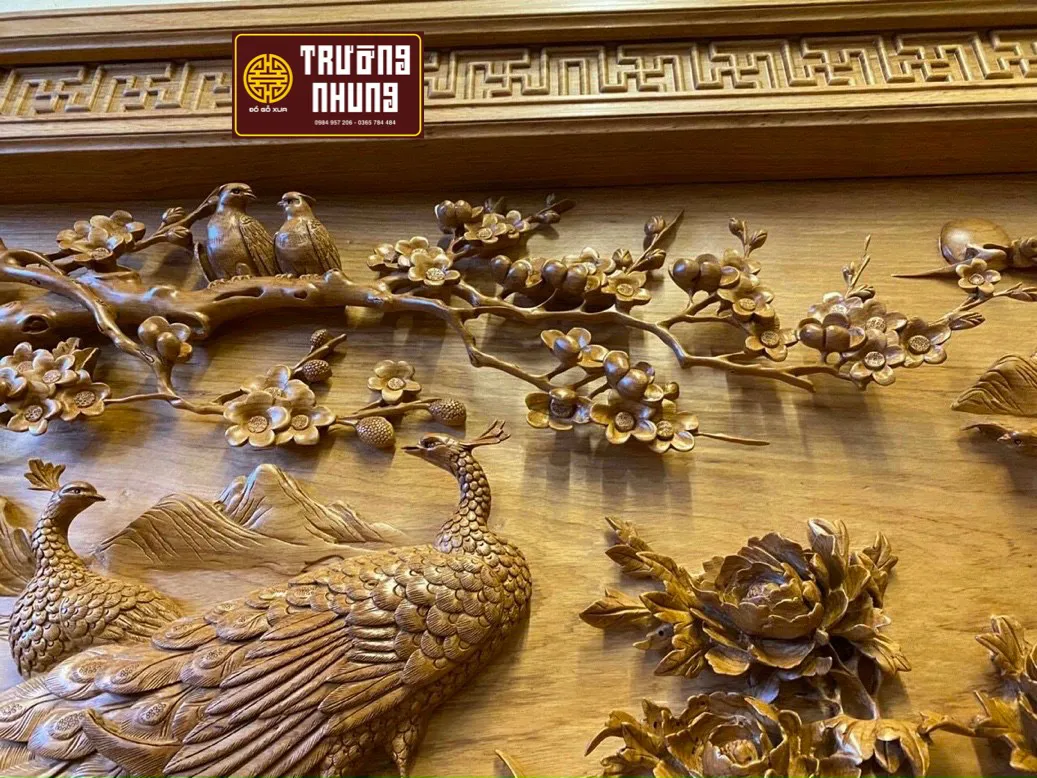 Mẫu tranh gỗ đẹp giúp không gian nhà thêm ấm cúng và sang trọng