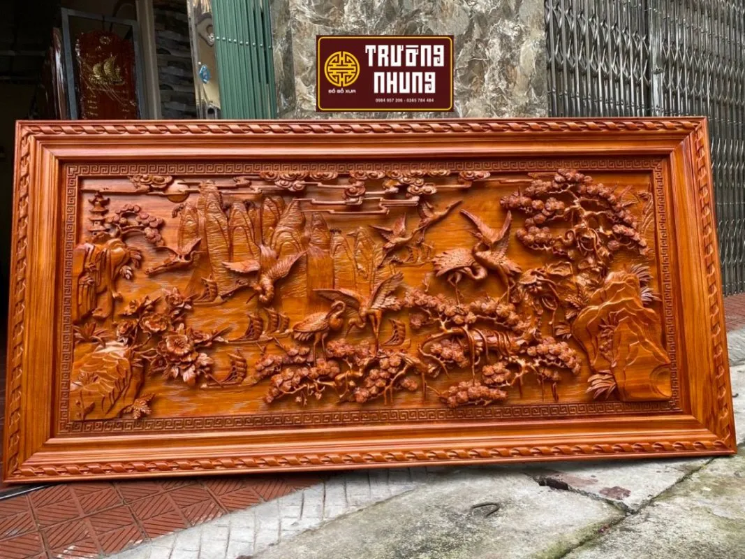 Vị trí treo tranh gỗ đắc địa giúp tăng vượng khí cho ngôi nhà