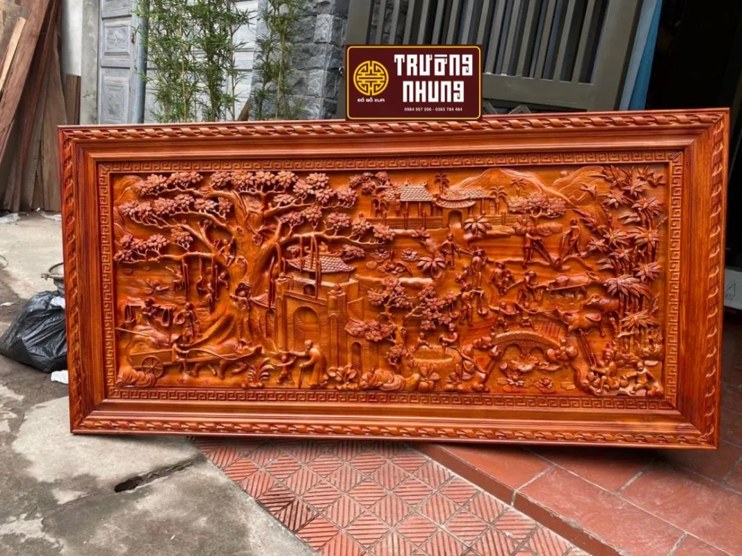 Quá trình làm nguội giúp bức tranh mịn màng và sắc nét hơn