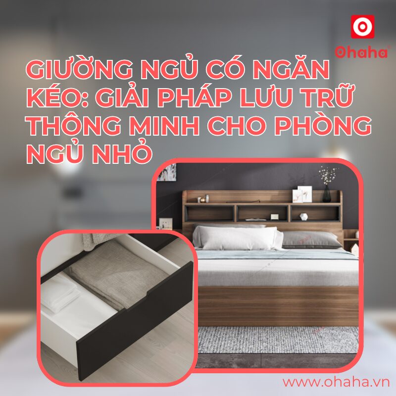 Giường Đơn 1m2 Có Ngăn Kéo: Giải Pháp Lưu Trữ Thông Minh Cho Phòng Ngủ Hiện Đại