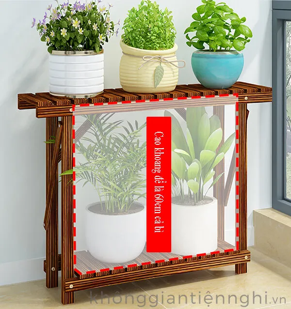 Kệ gỗ thông tự nhiên mang lại vẻ đẹp mộc mạc và gần gũi với thiên nhiên