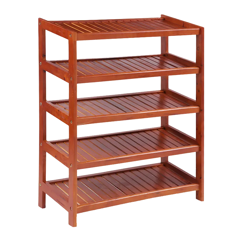 Kệ để giày dép bằng gỗ tự nhiên thiết kế đơn giản