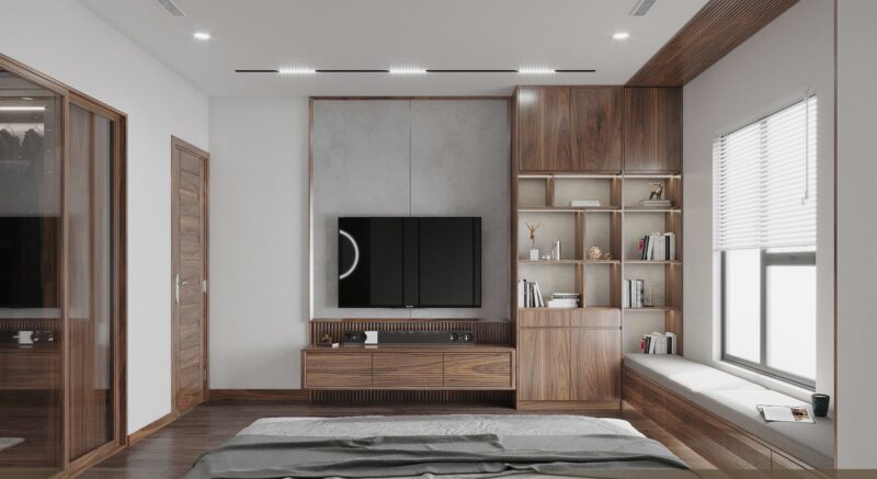 Kệ Tivi Treo Tường Gỗ Sồi: Giải Pháp Nội Thất Tối Ưu Cho Không Gian Sống Hiện Đại Và Bền Vững