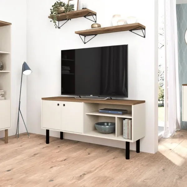 Mẫu kệ tivi gỗ tự nhiên kiểu Nhật tối giản