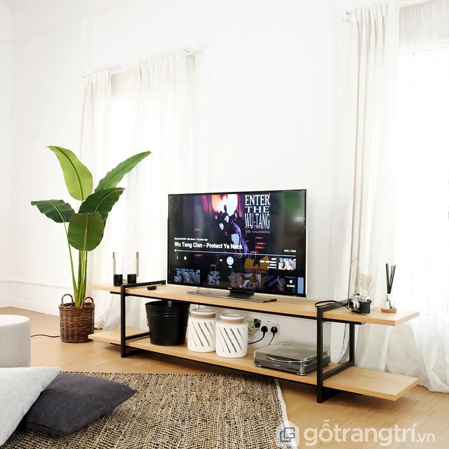 Kệ tivi giá rẻ thiết kế đơn giản tiện dụng