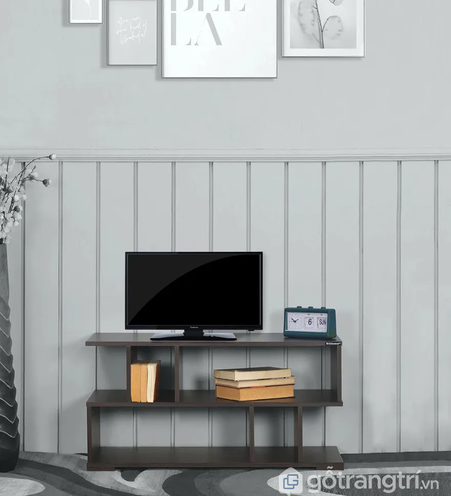 Kệ tivi nhỏ gọn đẹp cho không gian phòng ngủ hiện đại