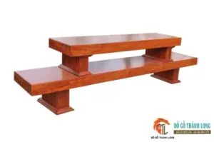 Kệ tivi gỗ nguyên khối hiện đại