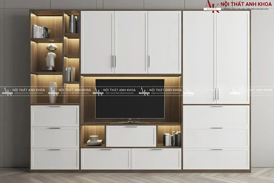 Kệ tivi gỗ công nghiệp - Sự lựa chọn hoàn hảo cho phòng khách