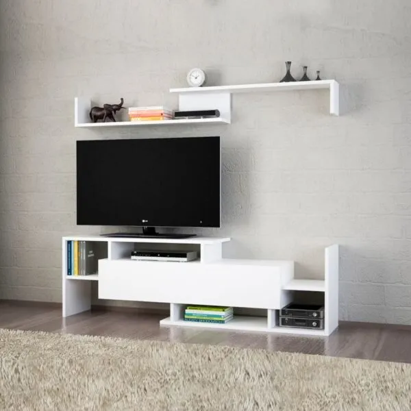 Kệ kiểu chữ G, S, Z tạo điểm nhấn cho phòng khách