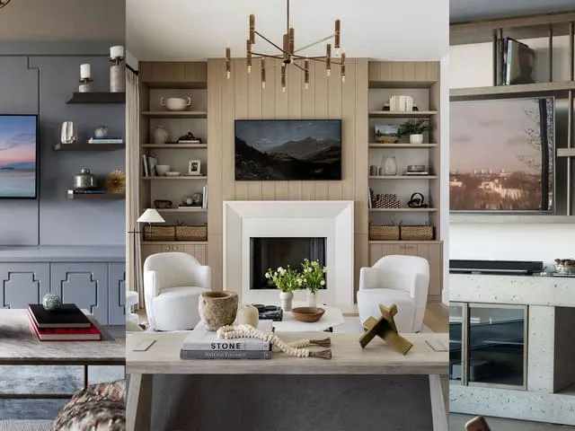 Mẫu kệ tivi kết hợp bàn làm việc phòng ngủ 6