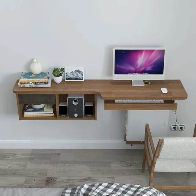 Mẫu kệ tivi kết hợp bàn làm việc phòng ngủ 10