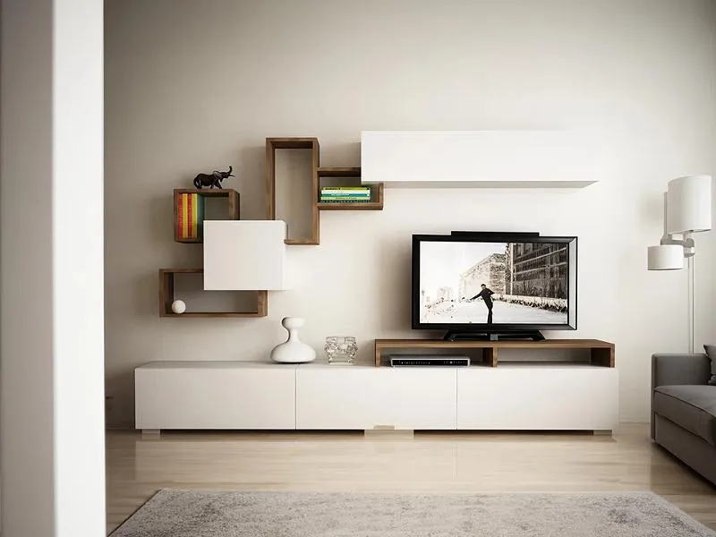 Trước khi mua hoặc đặt làm kệ tivi, hãy đo kích thước không gian thật kỹ lượng