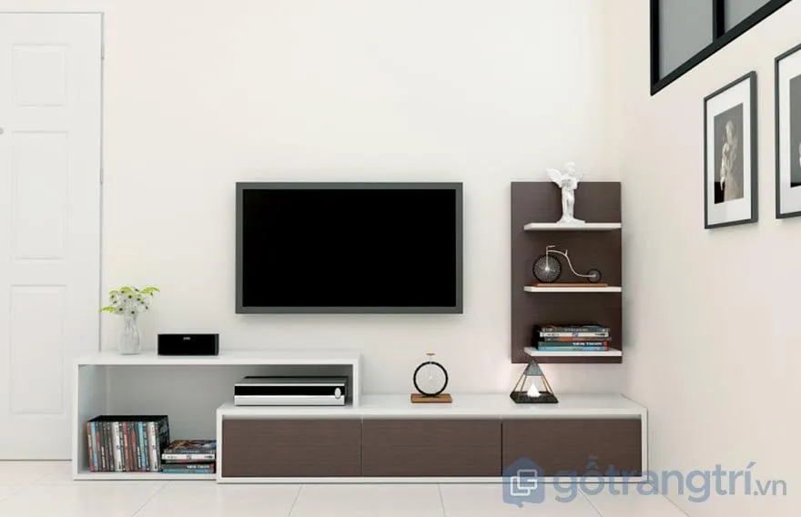 Kệ tivi phong cách Japandi