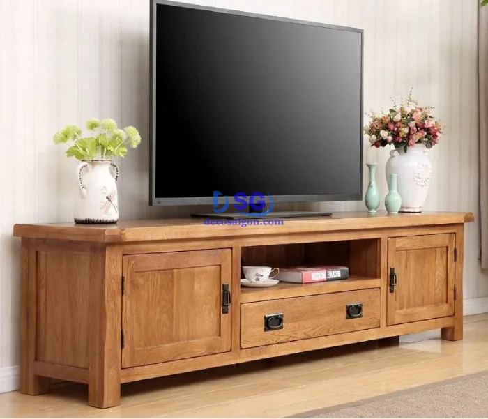 KỆ TIVI CAO CẤP KTV-009 với không gian trưng bày trang trí tinh tế